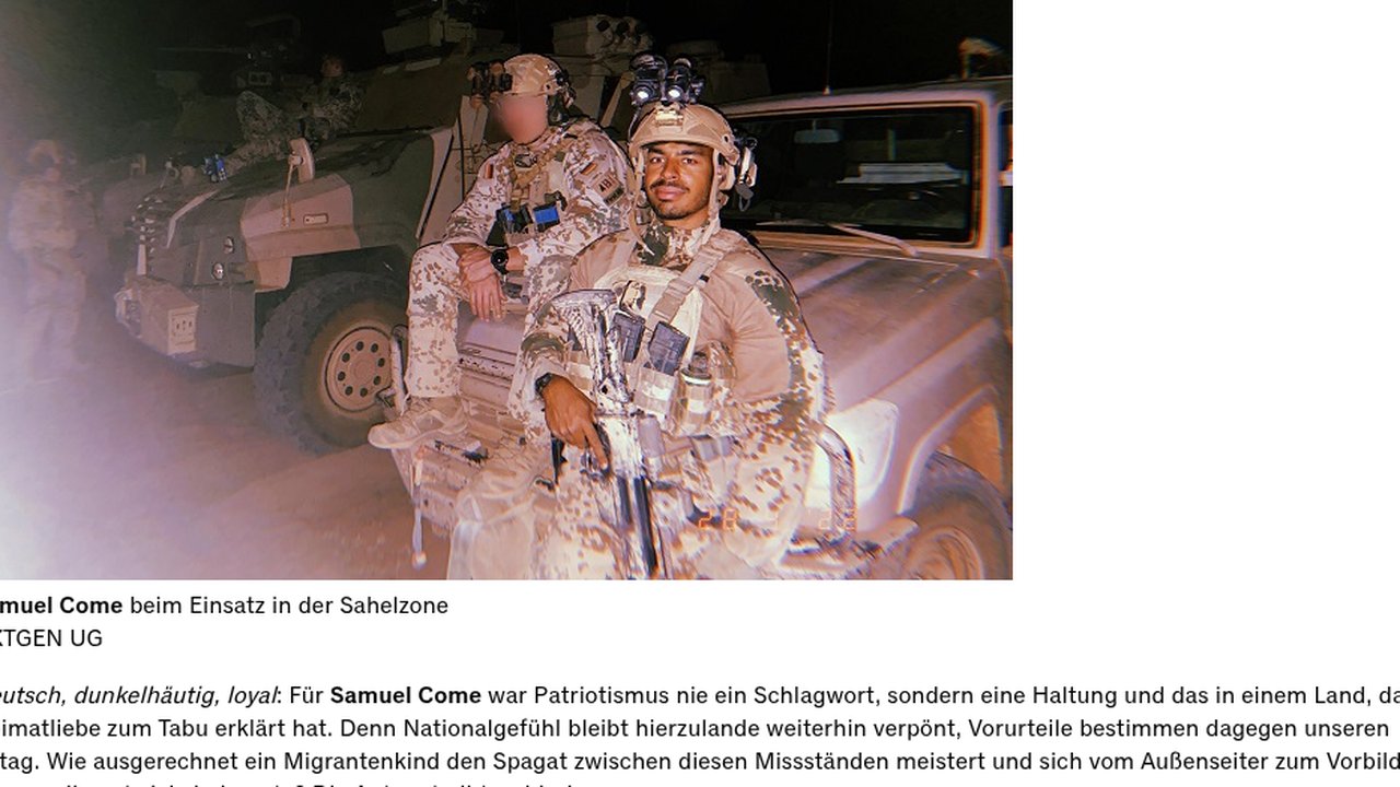 Patriotismus neu gedacht — Porträt Samuel Come